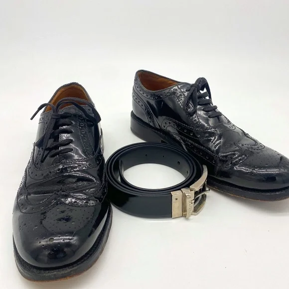 Grenson | Shoes | Grenson Patent Brogue Dress Shoes And  display picture 2